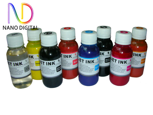 8 X 100ml Pigment Ink for Epson T087 T159 Stylus Photo R1900 R2000 & for T324 SureColor SC-P400