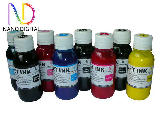8 X 100ml Pigment Ink for Epson T034 Stylus Photo 2200