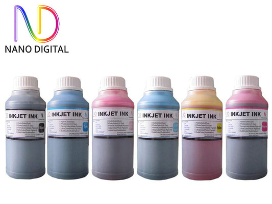 6X250ml Dye Ink for Epson EcoTank 673 057 ET-L805/L810/L850/L1800 ET-L8050/L18050 Ink Bottle Photo printers, UltraChrome D6r-S SureLab D870 MiniLab & for 48 77 78 79 98/99 Stylus Photo or Artisan printers