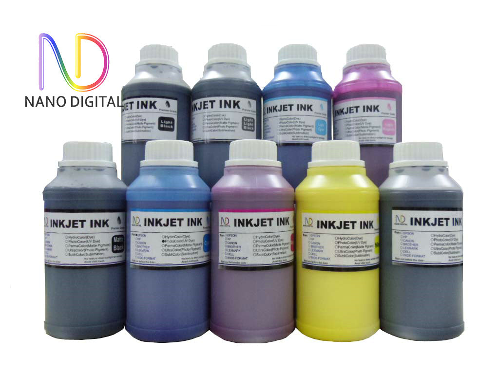 9 X 250ml Pigment Ink for Epson T059 T096 T157 Stylus Photo R2400 R2880 R3000