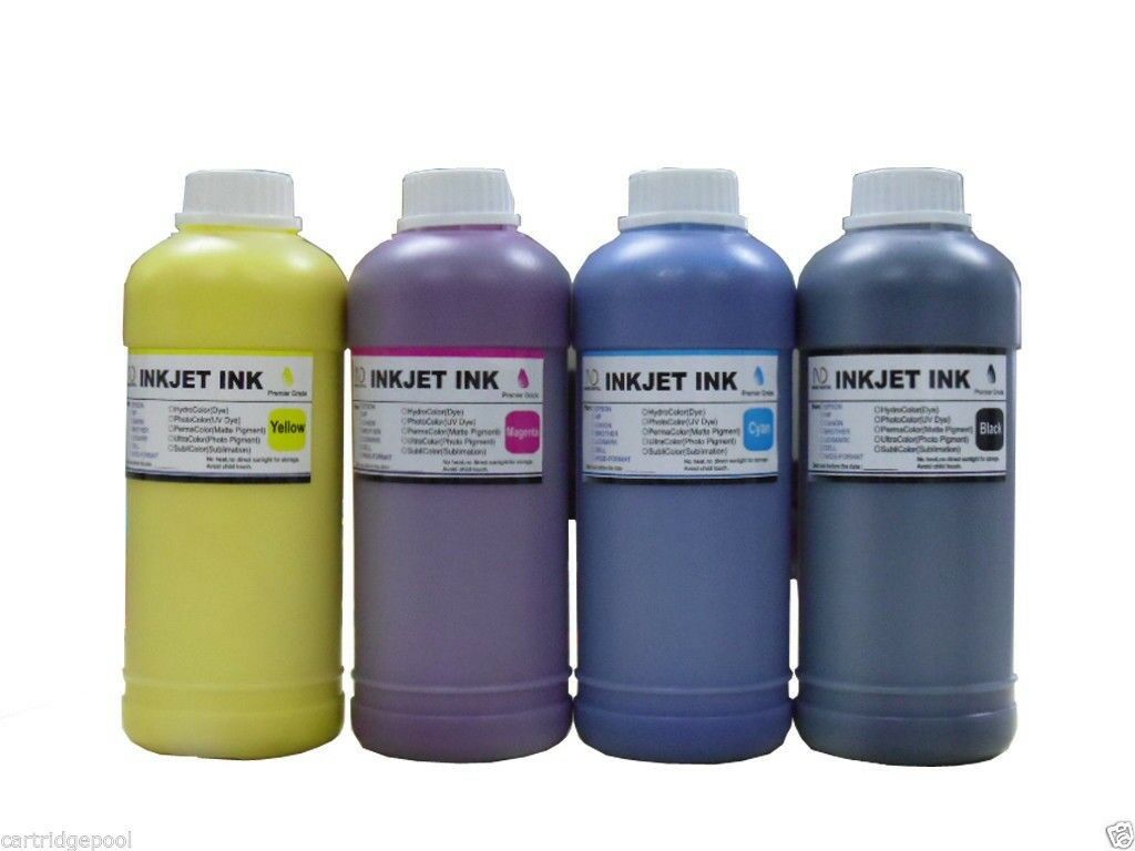 4 X 500ml Pigment Refill Ink for Brother INKvestment Tank Printers
