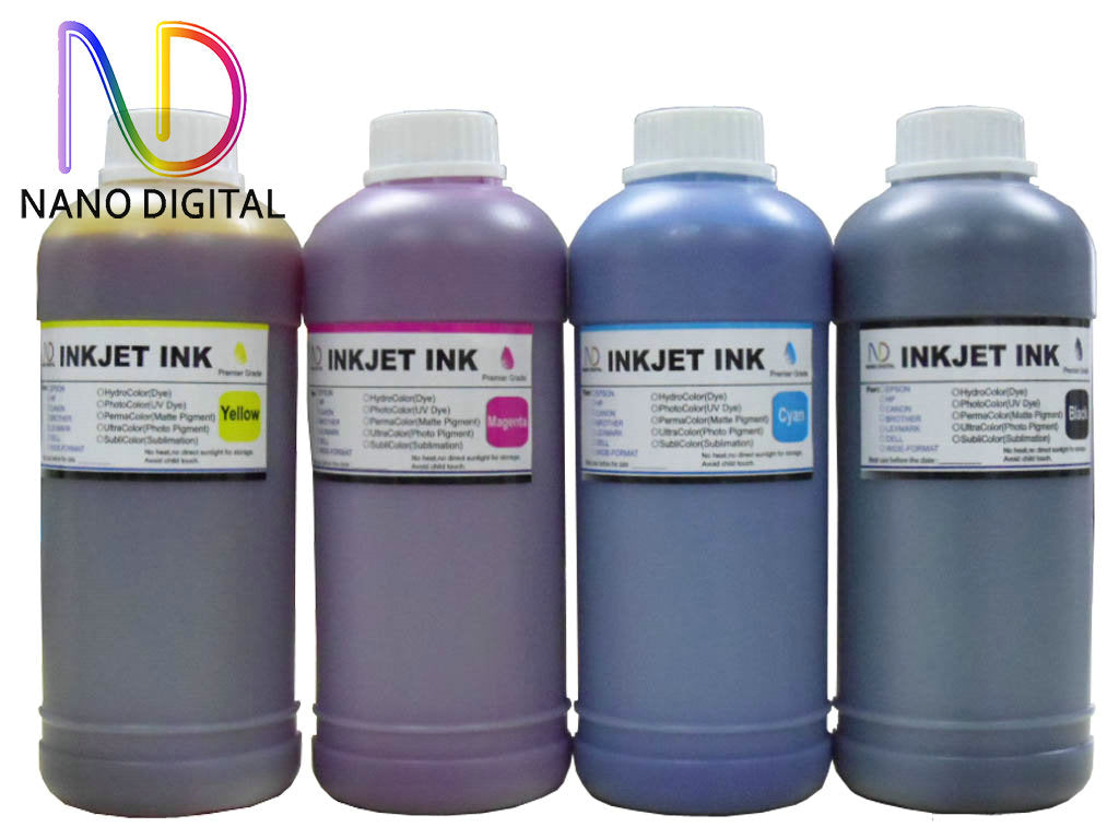 4 X 500ml Dye Refill Ink for Brother INKvestment Ink Bottle Printers