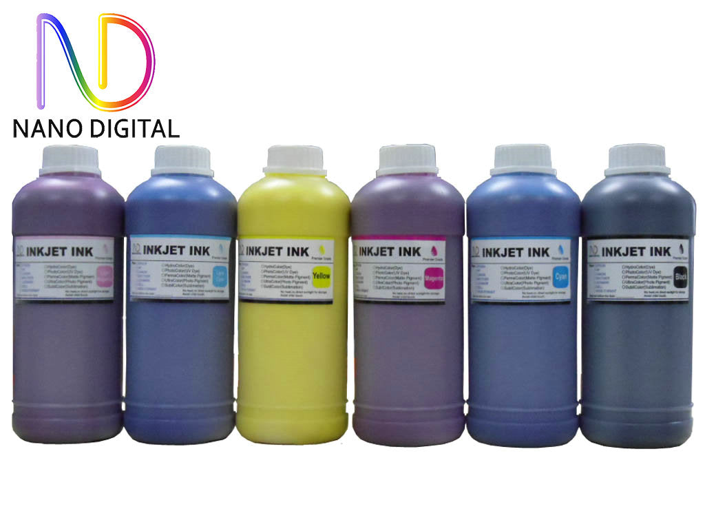 6 X 500ml Pigment Ink for 6-Color Epson Photo Printers