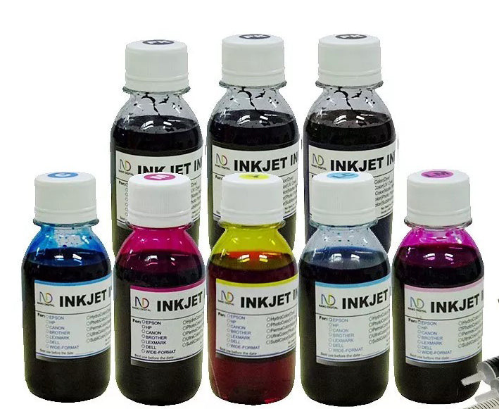 8 X 100ml Dye Ink for Canon CLI-8