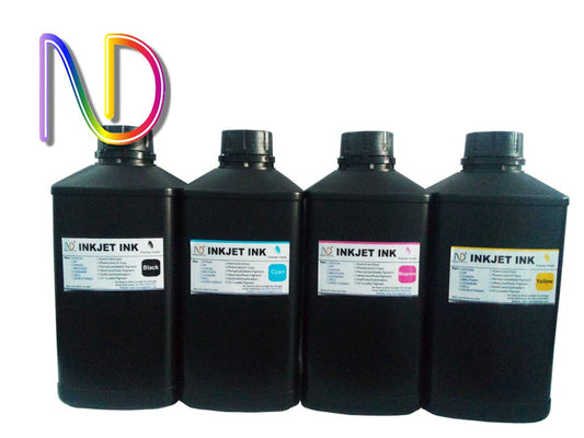 4x1000ml Premium Led UV Curable ink for Spectra, Ricoh, ...