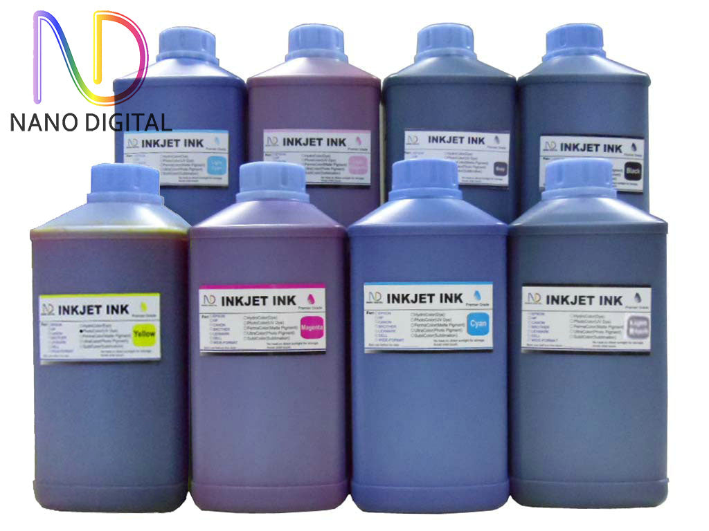 8 X 1000ml Dye Ink for Canon CLI-8 (ChromaLife 100 Ink System) PIXMA Pro9000 Mark II, BCI-6 PIXMA iP8500 printers