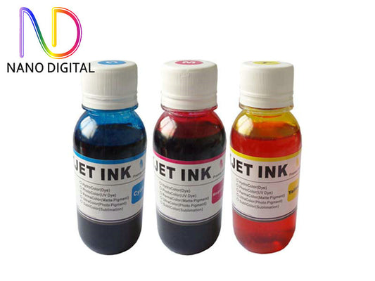 3 X 100ml Dye Tri-Color Ink for HP Printers