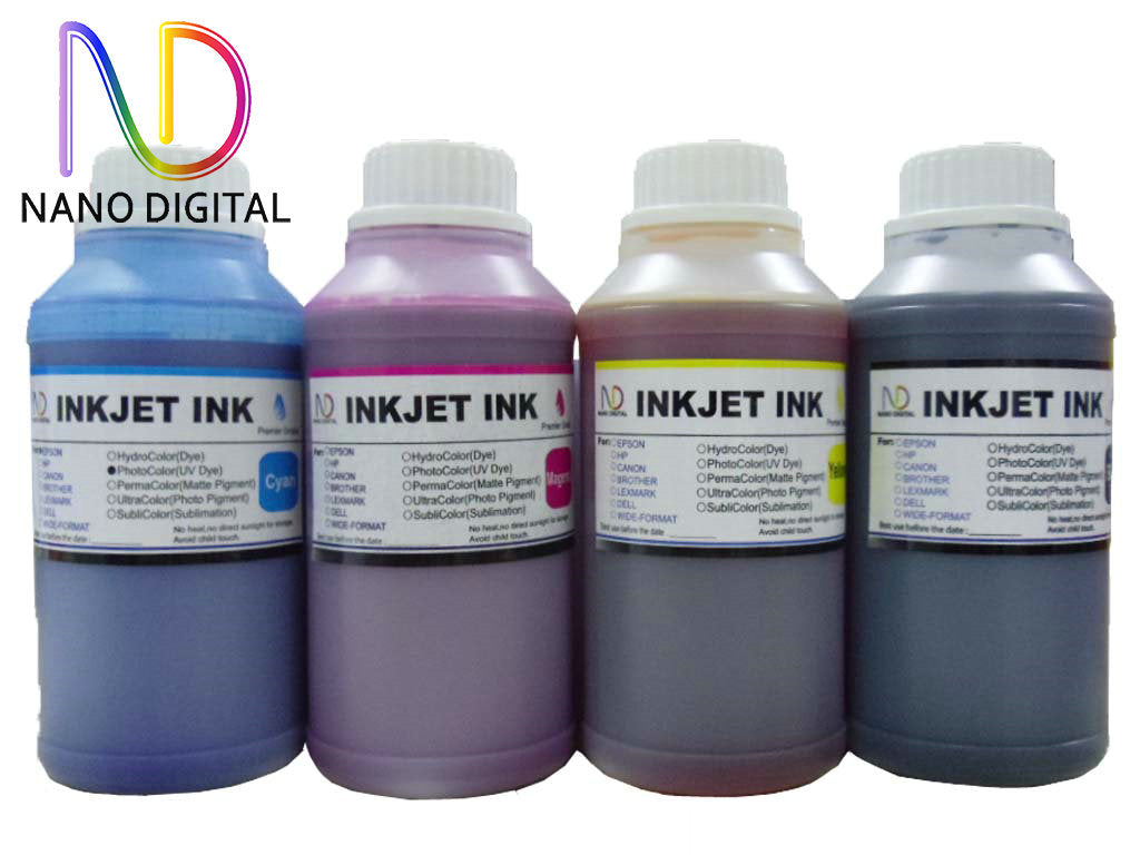 4x250ml water-base Acid dye inkjet ink