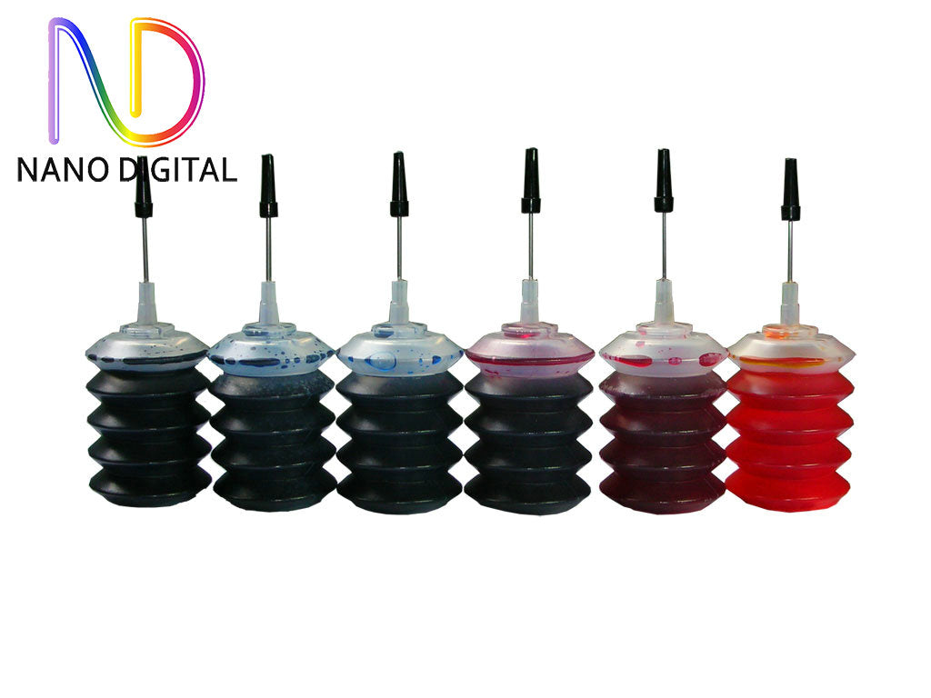 6 X 30ml Dye Ink for HP Printers