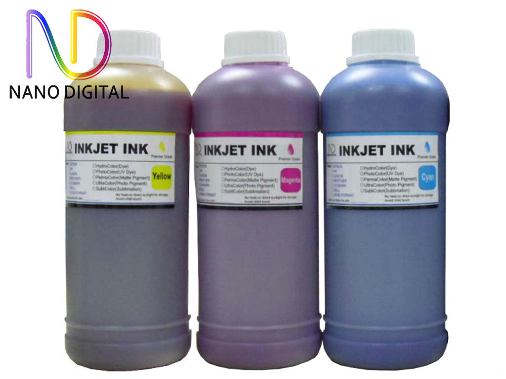 3 X 500ml Dye Tri-Color Ink for HP Printers