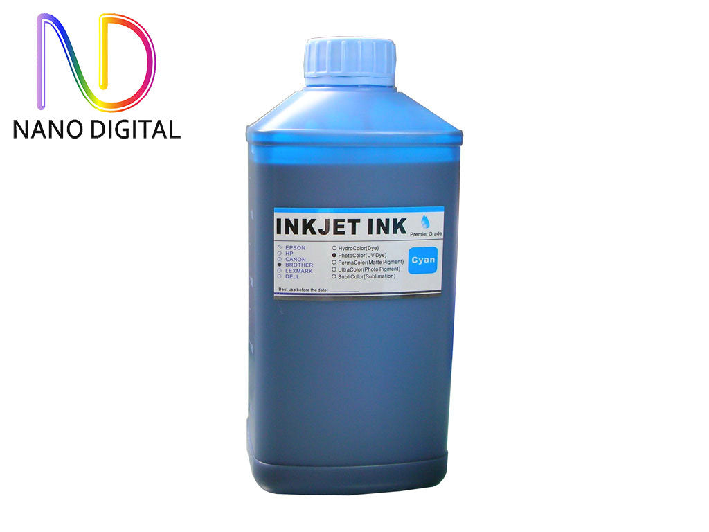 1000ml Dye Ink for Brother Printers, 4 color choices