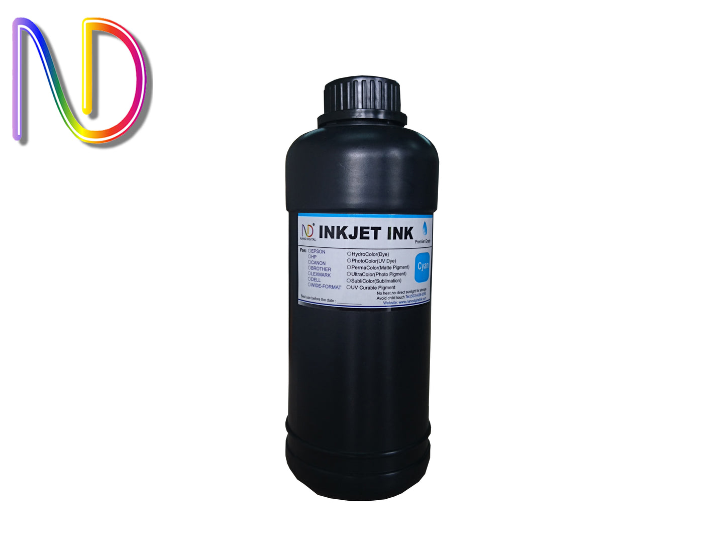 500ml Premium UV Curable ink, 5 color options