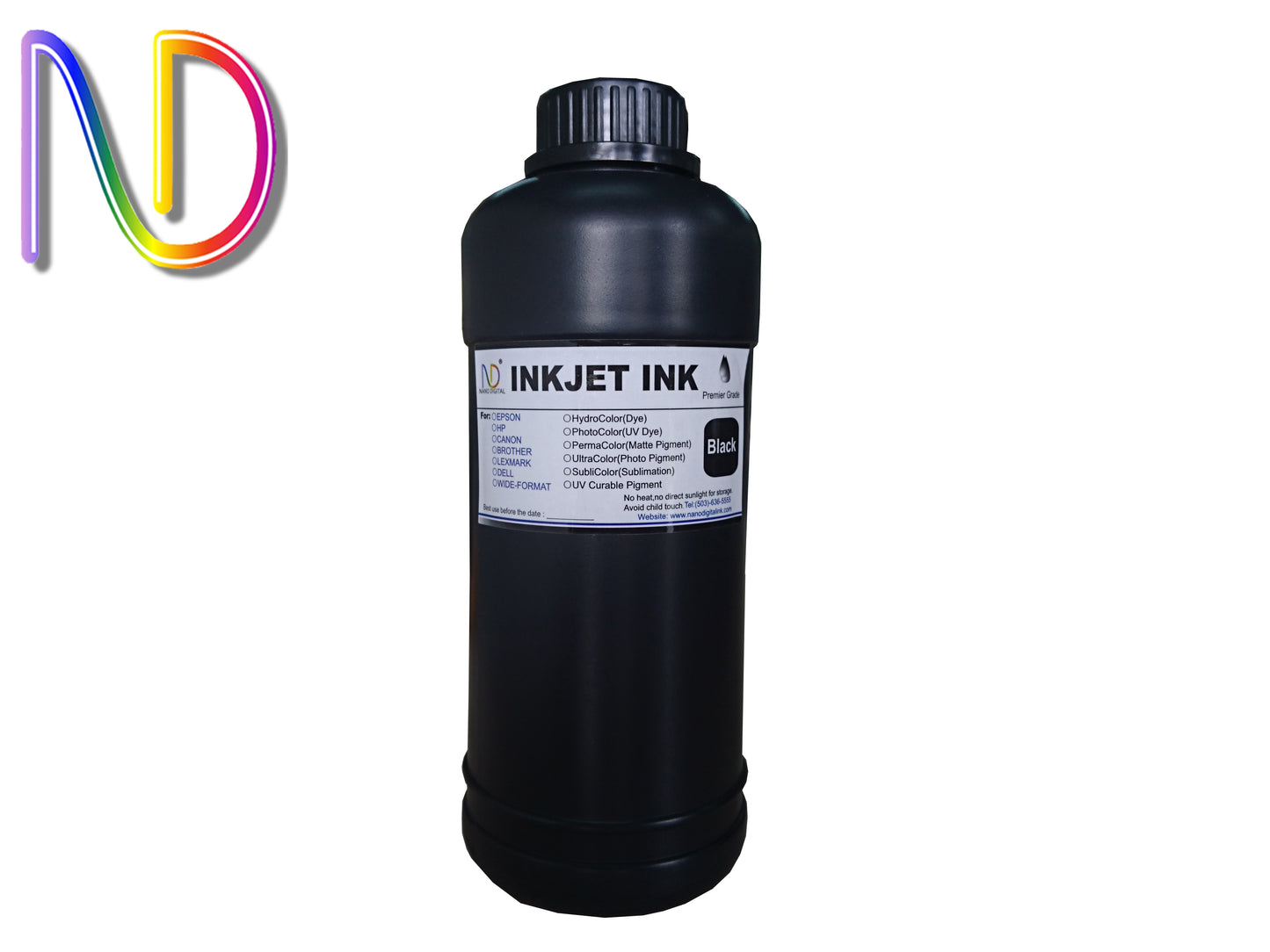 500ml Premium UV Curable ink, 5 color options