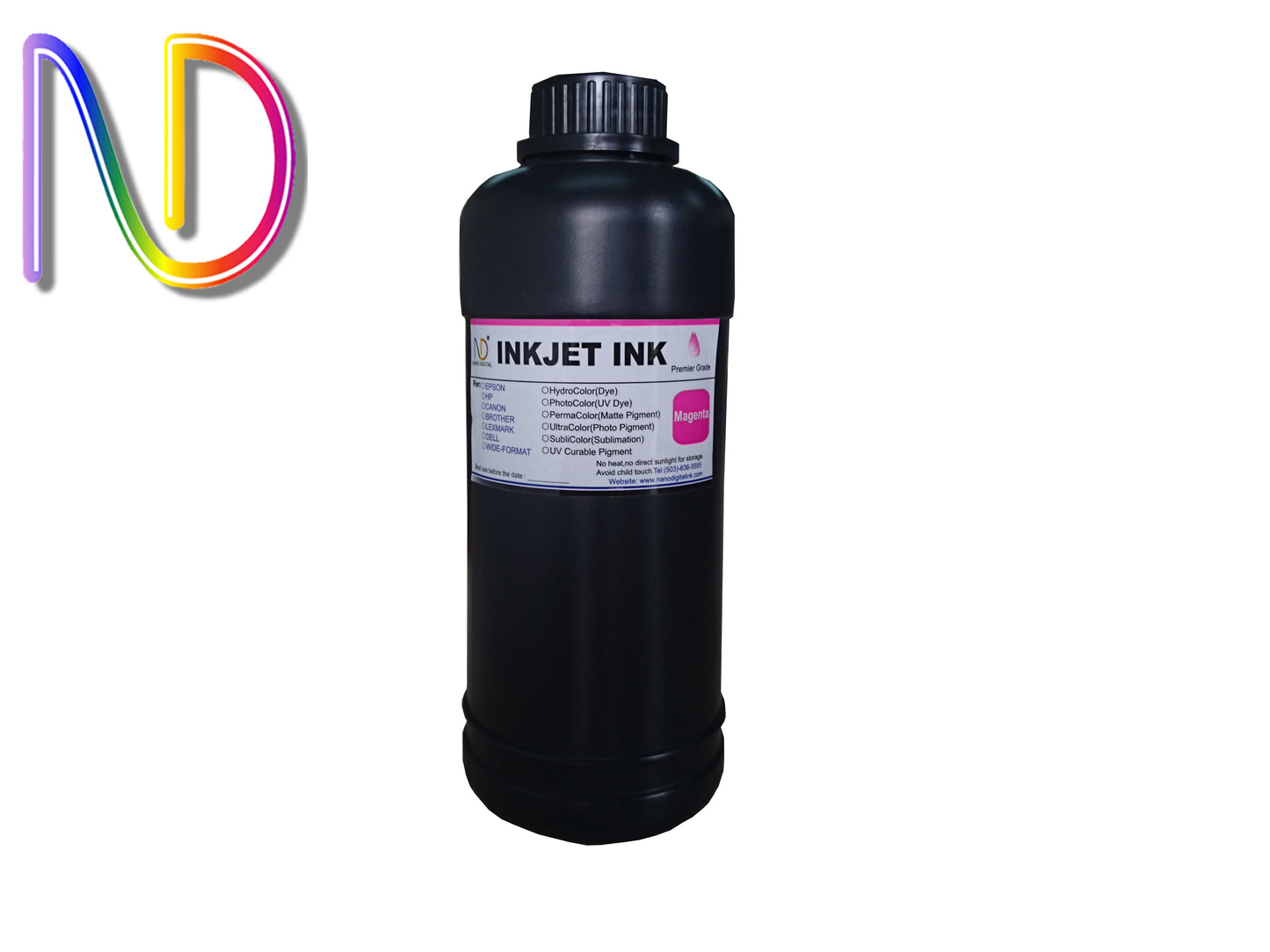 500ml Premium UV Curable ink, 5 color options